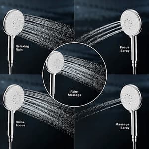 Kohler Rain Duet Multi-Function Handspray With Hose In Polished Chrome Finish, K-37432IN-CP