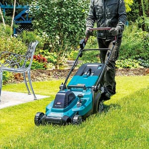 Makita 40Vmax XGT BL 43 cm (17") Cordless Lawn Mower (Bare Tool), LM004GZ