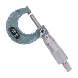 Mitutoyo 0 - 1 inch Outside Micrometer with Ratchet Stop, 103-177