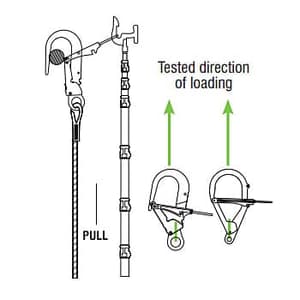 Karam Telescopic Pole With Aluminium Anchorage Hook PN 154, PN-815