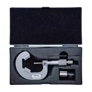 Mitutoyo 25 - 40 mm V-Anvil Micrometer with Carbide Tip (3 Flute), 114-103