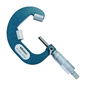 Mitutoyo 40 - 55 mm V-Anvil Micrometer with Carbide Tip (3 Flute), 114-104