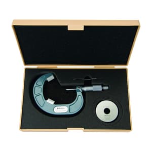 Mitutoyo 55 - 70 mm V-Anvil Micrometer with Carbide Tip (3 Flute), 114-105