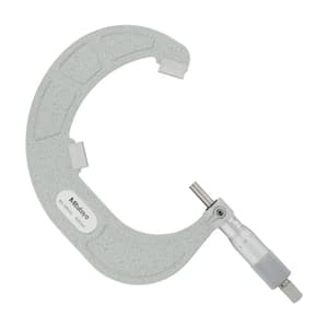 Mitutoyo 85 - 100 mm V-Anvil Micrometer with Carbide Tip (3 Flute), 114-107