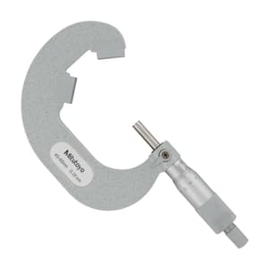 Mitutoyo 45 - 65 mm V-Anvil Micrometer with Carbide Tip (5 Flute), 114-123
