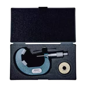 Mitutoyo 45 - 65 mm V-Anvil Micrometer with Carbide Tip (5 Flute), 114-123