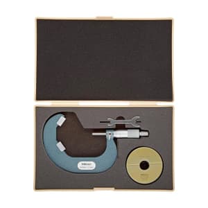 Mitutoyo 65 - 85 mm V-Anvil Micrometer with Carbide Tip (5 Flute), 114-124