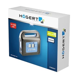 Hogert 400A Jump Starter with Built-in Compressor, HT8G624