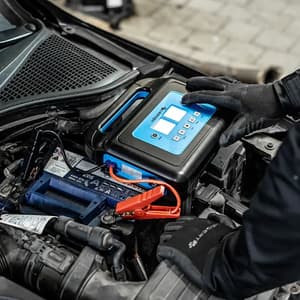 Hogert 400A Jump Starter with Built-in Compressor, HT8G624