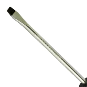 Black+Decker 150 mm (Blade Length) x 6.5 mm (Blade Dia) Flat Standard Screwdriver, BDHT62299