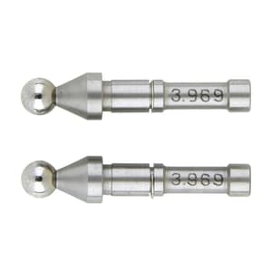 Mitutoyo 3.969 mm Dia. Interchangeable Ball Anvil-spindle Tip for Gear Tooth Micrometers, 124-809