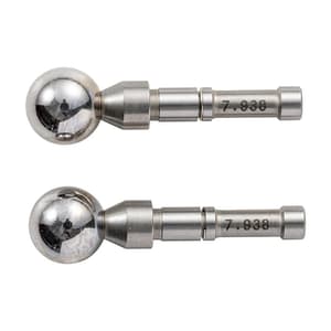Mitutoyo 7.938 mm Dia. Interchangeable Ball Anvil-spindle Tip for Gear Tooth Micrometers, 124-818