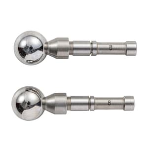 Mitutoyo 8 mm Dia. Interchangeable Ball Anvil-spindle Tip for Gear Tooth Micrometers, 124-819