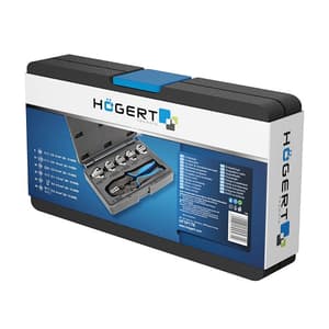 Hogert 8.5 inch / 220 mm 6 Pcs Interchangeable Crimping Plier Set, HT1P176