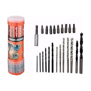 Black + Decker  23 Pcs Fastening Driver & Drilling Set, A7102-XJ