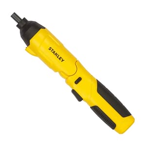 Stanley 4V / 1.5 Ah / 6.35mm Li-ion Cordless Screwdriver With Integrated LED & 30 pcs Accessories Set, SCS4K-B1