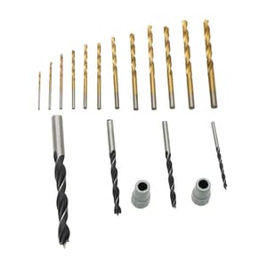 Black+Decker 9.6V 10mm Ni-Cd Cordless Keyless Chuck Drill Machine Driver Kit (Pack of 50 Pcs) Accessories Included, CD961K50-IN