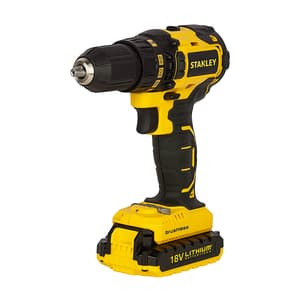 Stanley 18V / 2.0 Ah / 13mm Li-ion Brushless Cordless Drill Driver With 2 Batteries & Charger, SBD201D2K
