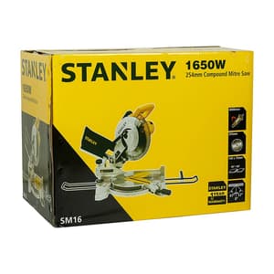 Stanley 254mm / 1650W Compound Mitre Saw, SM16