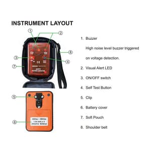 Kusam-Meco 100V - 50KV Safety High Voltage Detector, KM 302 SVD