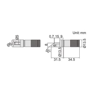Insize 0 - 13 mm Seam Micrometer for Sprayer Cans, 3293-133