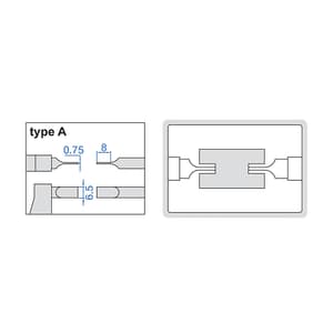 Insize 50 - 75 mm Wireless Digital Blade Micrometer / Snap Gauge (Type A), 3352-751WL
