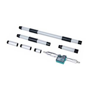 Insize 200 - 1050 mm Digital Tubular Inside Micrometer with Interchangeable Points & Extension Rods, 3525-1050