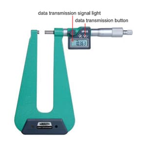 Insize 0 - 25 mm Digital Sheet Metal Micrometer (Type A), 3539-253A
