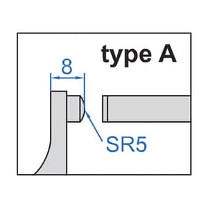 Insize 0 - 25 mm Digital Spherical Anvil Tube Micrometer (Type B), 3560-25SA