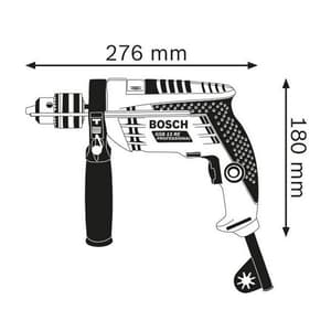 Bosch 13mm 600W Professional Impact Drill (With 100 pcs Accessory Set), GSB 13 RE Kit