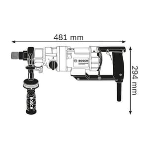 Bosch 180mm 2000W Professional Diamond Drill, GDB 180 WE