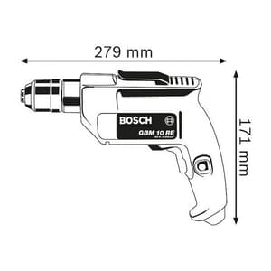Bosch 10mm 600W Professional Rotary Drill, GBM 10 RE