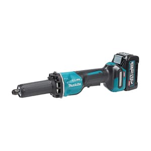 Makita 40Vmax XGT Li-Ion 8 mm (1/4") Cordless Die Grinder with Charger & 2 Pcs 4.0 Ah Battery, GD002GM201