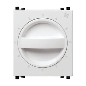 Schneider Electric Zencelo 2 Module 5 Speeds Control - White (Pack of 5 Pcs), IN84SFR