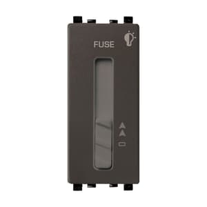 Schneider Electric Zencelo 1 Module 400 W Full Flat Dimmer  - Dark Grey (Pack of 10 Pcs), IN8404D(BZ)