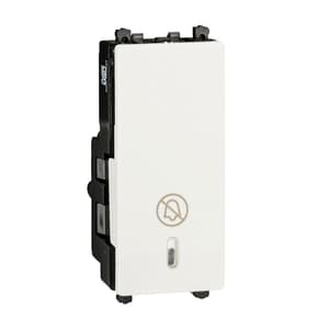 Schneider Electric Zencelo Do Not Disturb Switch - White (Pack of 10 Pcs), INH8452