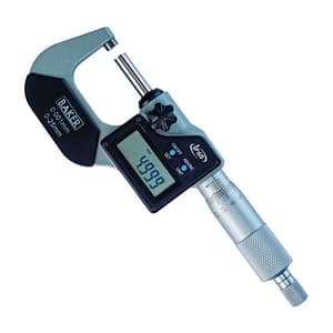 Baker 175 - 200 mm Digital External Micrometer Without Data Output, DMM 200