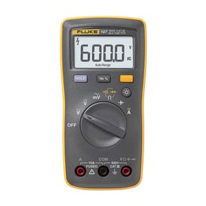 Fluke 107 6000 Counts / 600V CAT III Palm-Sized Digital Multimeter