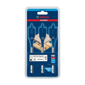 Bosch 3 Pcs Expert Self Cut Speed Spade Drill Bit Set, 2 608 900 331