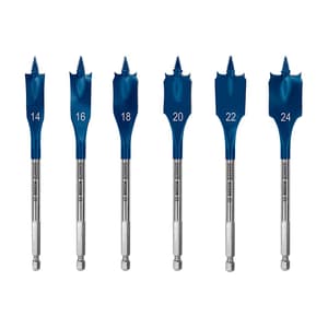 Bosch 6 Pcs Expert Self Cut Speed Spade Drill Bit Set, 2 608 900 332