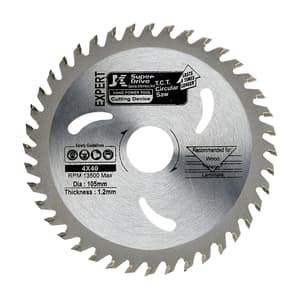 JK 5 inch / 125 mm TCT Circular Saw For Wood Cutting (40 Teeth), SD9060257