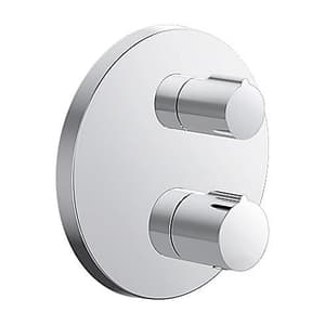 Kohler Autosense 235+ Organic Thermostatic Recessed Bath & Shower Round Trim In Polished Chrome Finish, K-20741IN-9FP-CP