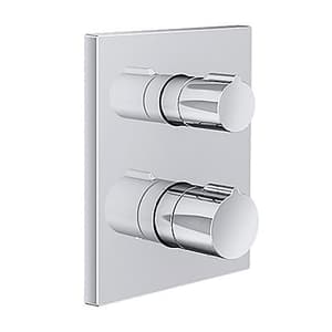 Kohler Autosense 235+ Thermostatic Recessed Bath & Shower Universal Trim In Polished Chrome Finish, K-24431IN-9FP-CP