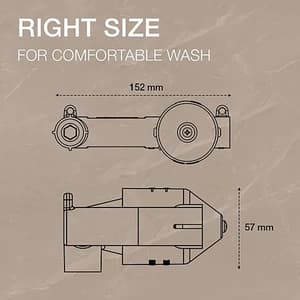 Kohler Single-Control Wall Mount Lavatory Faucet Valve In Polished Chrome Finish, K-5679IN-CP