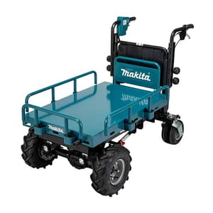 Makita 300 kg Load Capacity 18V X2 (36V) LXT BL Battery Powered 4 Wheel Wheelbarrow (Bare Tool), DCU601Z
