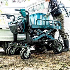 Makita 300 kg Load Capacity 18V X2 (36V) LXT BL Battery Powered 4 Wheel Wheelbarrow (Bare Tool), DCU601Z