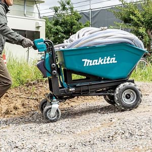 Makita 300 kg Load Capacity 18V X2 (36V) LXT BL Battery Powered 4 Wheel Wheelbarrow (Bare Tool), DCU602Z