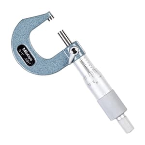 Mitutoyo 0 - 1 inch Outside Micrometer with Ratchet Stop, 103-259