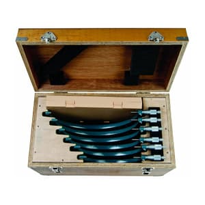 Mitutoyo 6 - 12 inch Outside Micrometer Set (Pack of 6 Pcs), 103-906