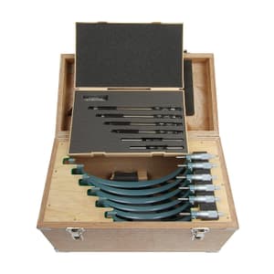Mitutoyo 6 - 12 inch Outside Micrometer Set (Pack of 6 Pcs), 103-909